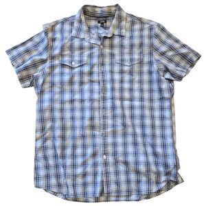 APT 9 Men's Sz L Button Down Short Sleeve